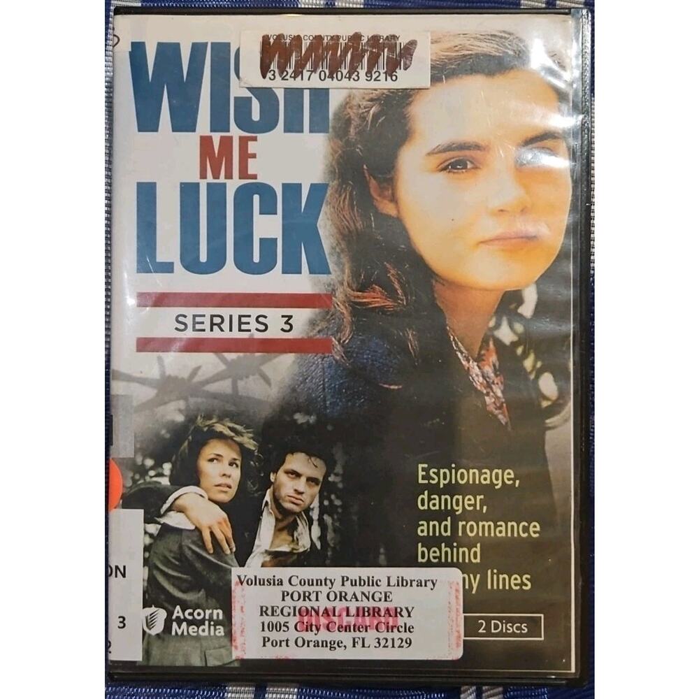 Wish Me Luck: Series 3 (DVD) Disc 2 Episodes 6-8 Only. Missing Other Discs